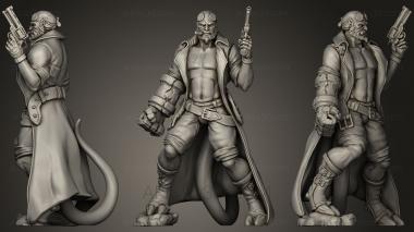 Figurines heroes, monsters and demons (STKM_0228) 3D model for CNC machine
